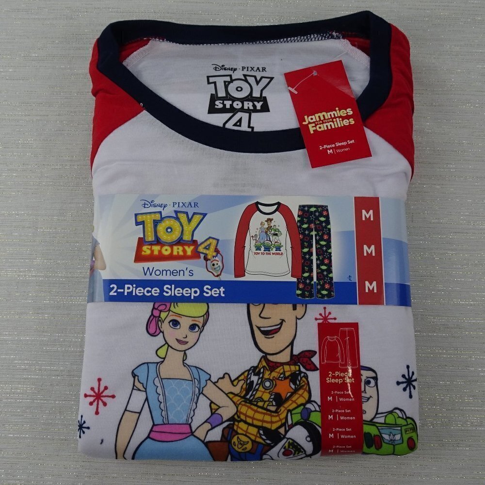 NWT Disney Toy Story 4 2-PC Women's Pajama Set - Picture 4 of 6